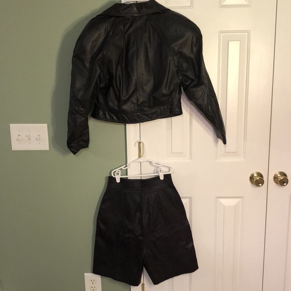 Vintage Wilsons Leather Jacket and Shorts Set - Picture 3 of 6